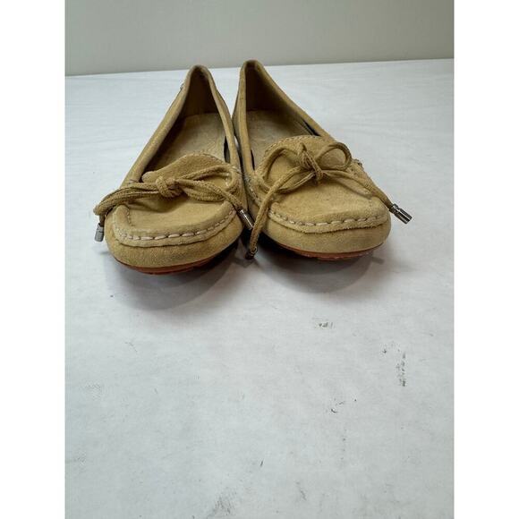 Rockport Smart Loafter Suede Tan Beige Washable Footwear Women's Size 6.5 - Picture 11 of 11